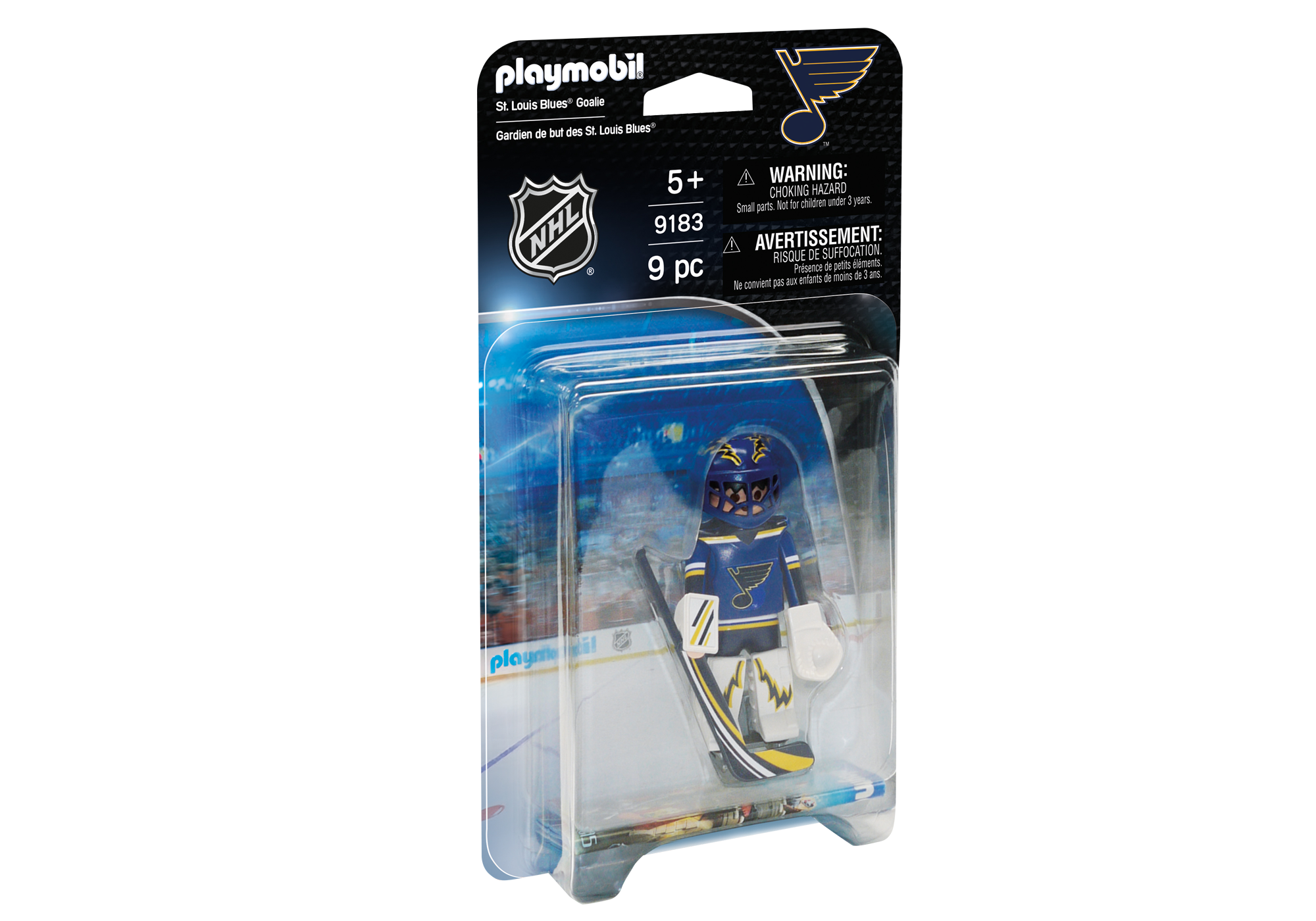 NHL® St. Louis Blues® Goalie - 9183 - PLAYMOBIL® United states of america image regarding St Louis Blues Printable Schedule identified as NHL® St. Louis Blues® Goalie - 9183 - PLAYMOBIL® United states of america